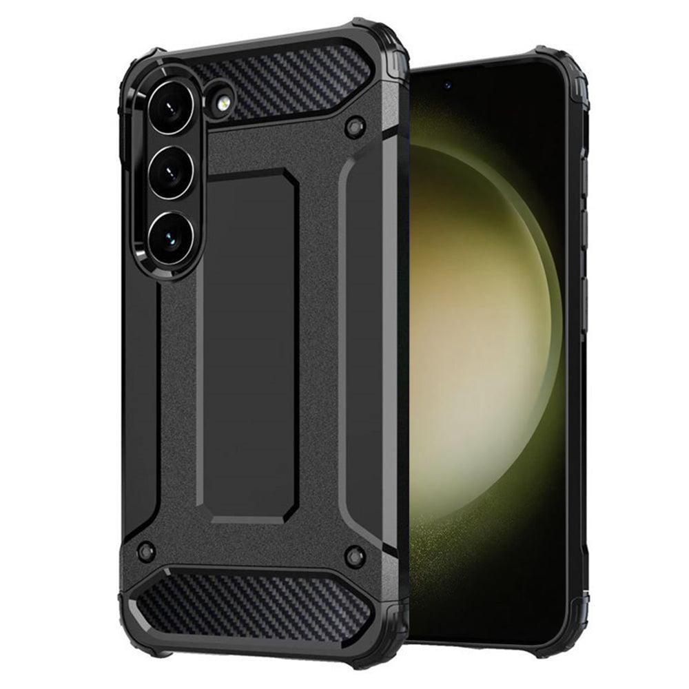 Husa de protectie Techsuit Hybrid Armor compatibil cu Samsung Galaxy S23 Plus, Negru