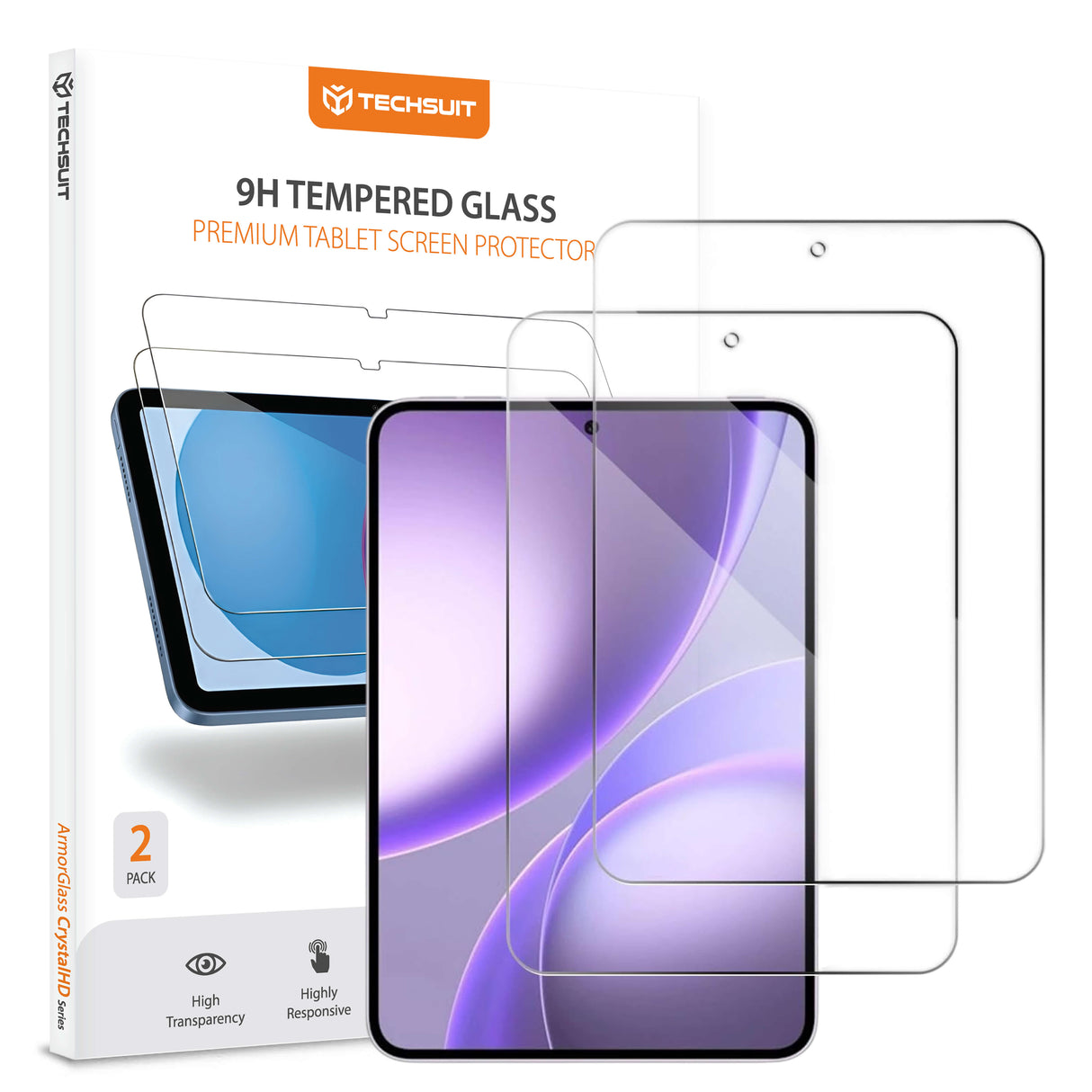 Folie de protectie tableta Techsuit compatibil cu Oppo Pad Mini 8.8, Transparent