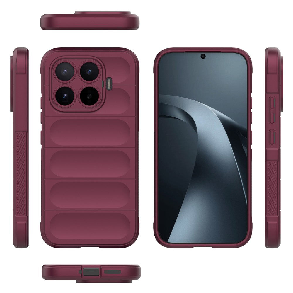 Husa de protectie Techsuit Magic Shield compatibil cu Xiaomi 17T, Bordeaux