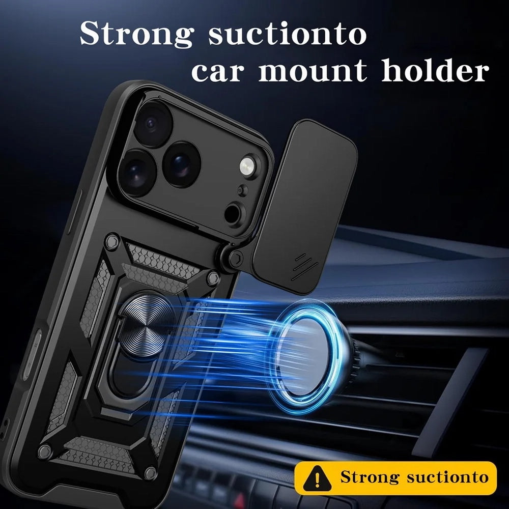 Husa de protectie Techsuit CamShield Series compatibil cu iPhone 18 Pro Max / iPhone 17 Pro Max, Roz