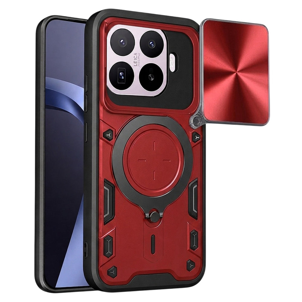 Husa de protectie Techsuit CamGuard Pro compatibil cu Xiaomi 17T Pro, Roșu