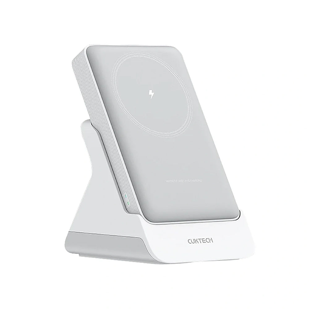 Baterie externa Cuktech WPB100N, 10000mAh, 20W USB-C, Alb