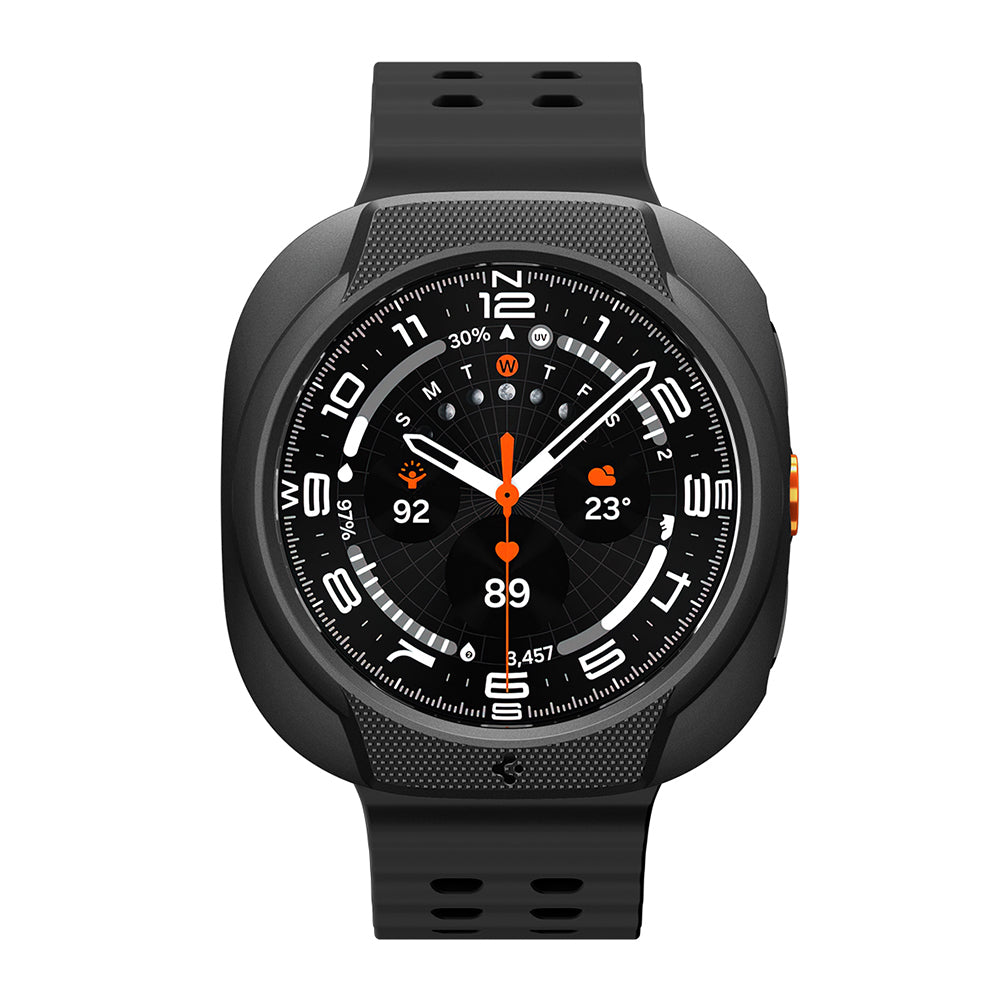Husa smartwatch Spigen compatibil cu Samsung Galaxy Watch Ultra 2, Negru