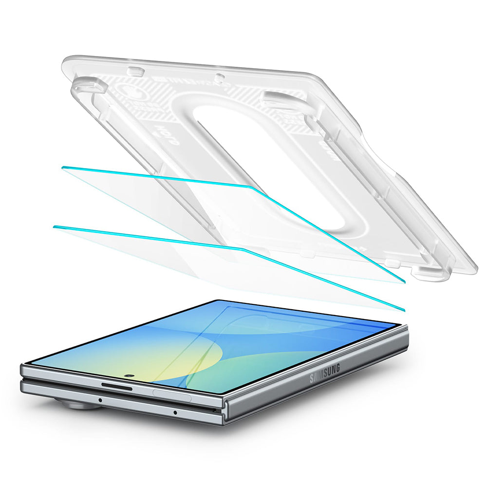 Folie de protectie Spigen Glas.tR EZ-FIT Pro HD compatibil cu Samsung Galaxy Z Fold8, Transparent