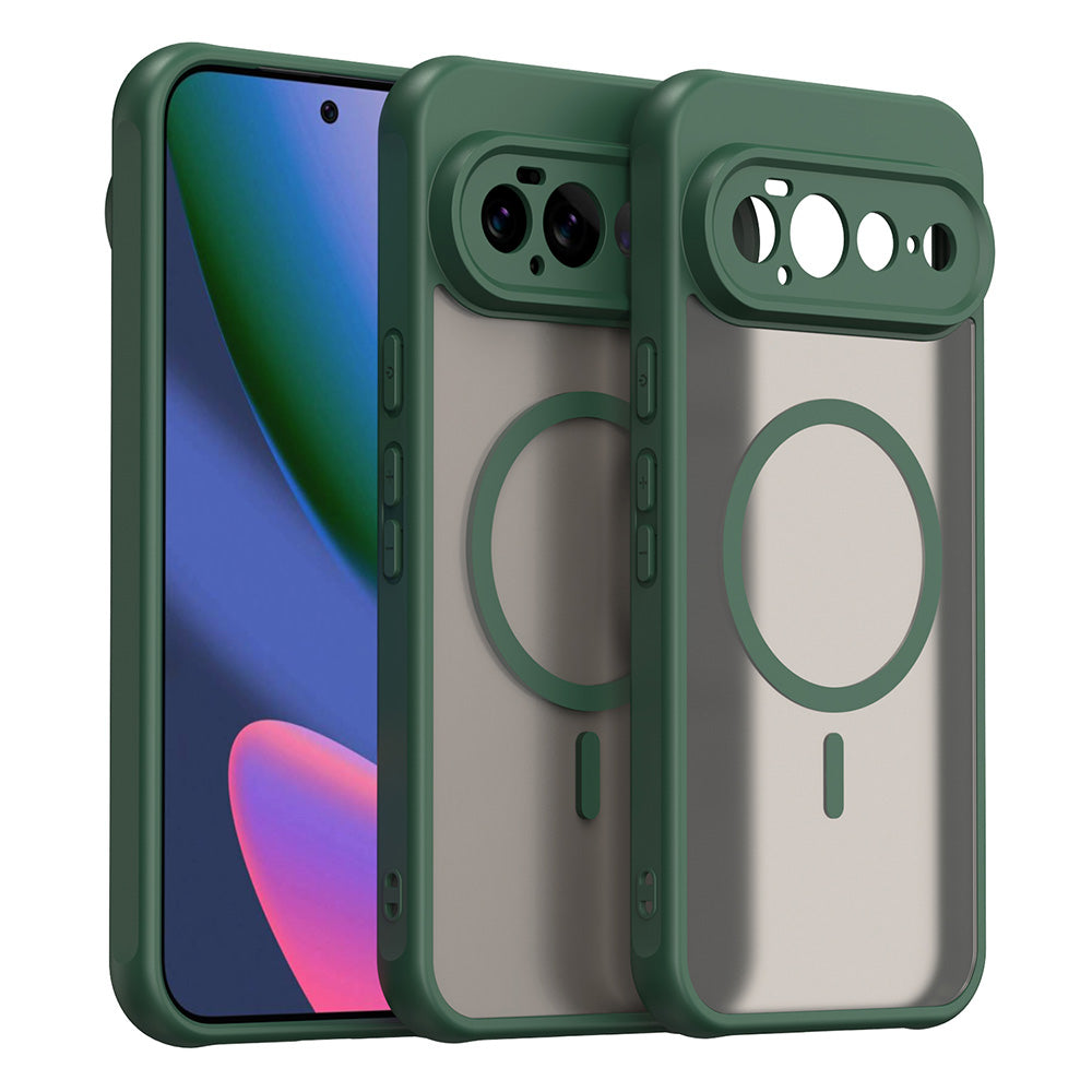 Husa de protectie Techsuit HaloFrost II MagSafe compatibil cu Google Pixel 11 Pro XL, Verde
