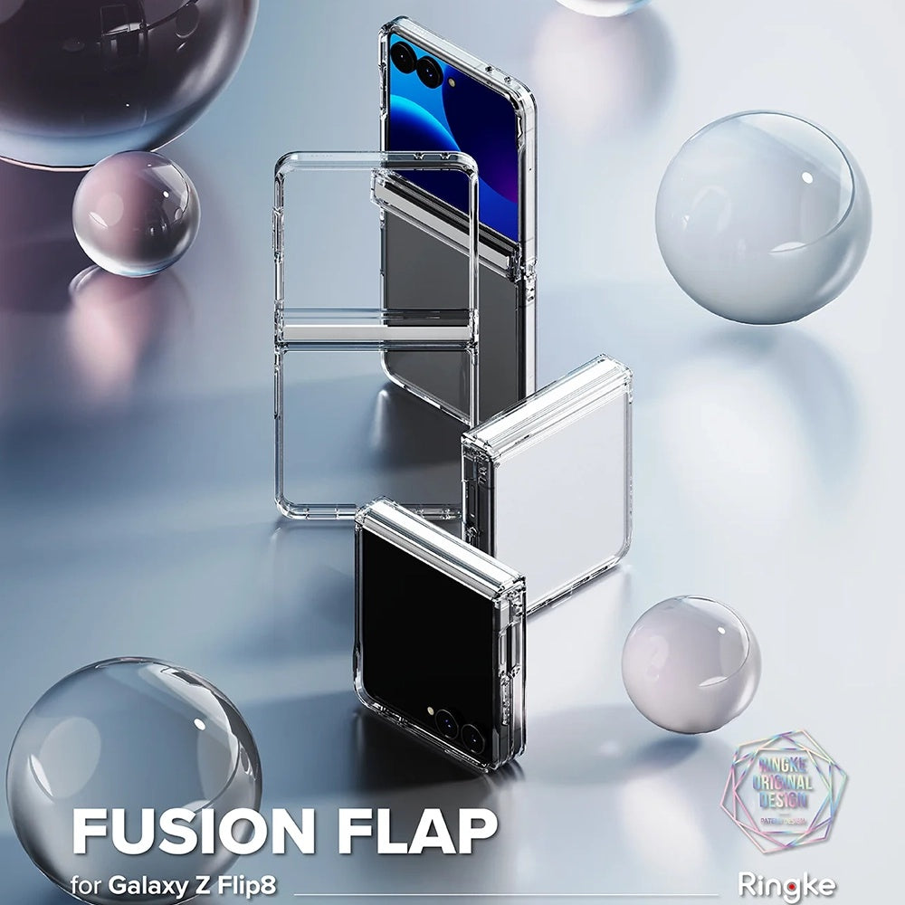 Husa de protectie Ringke Fusion compatibil cu Samsung Galaxy Z Flip8, Transparent