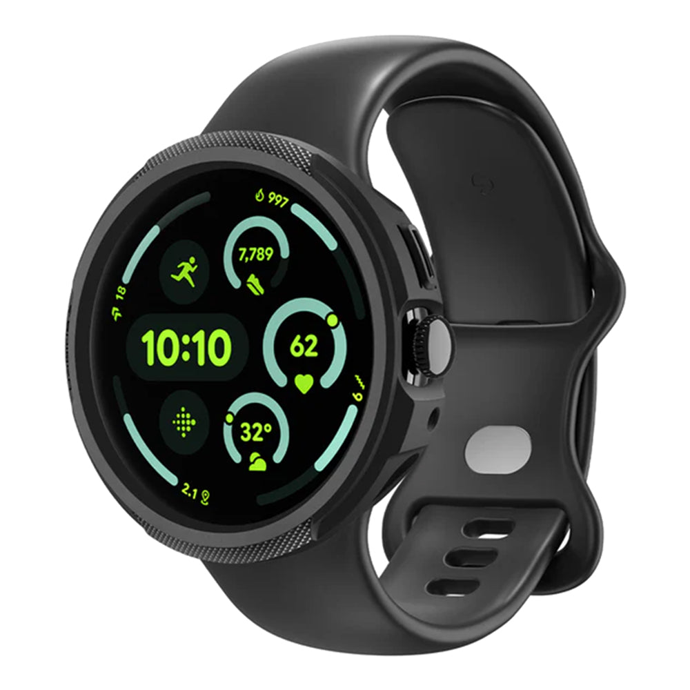 Husa smartwatch Spigen compatibil cu Google Pixel Watch 4 45mm, Negru