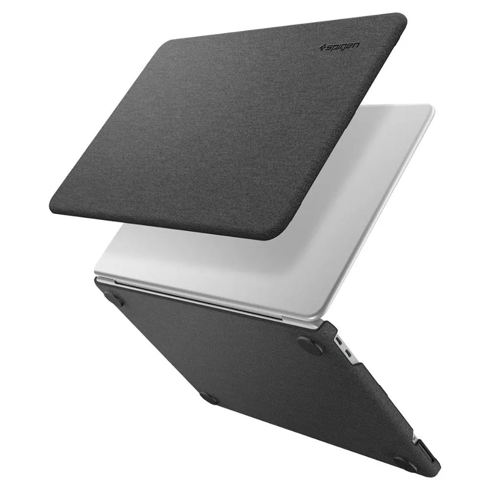 Husa laptop Spigen Urban Fit (ACS11541), MacBook Neo 13", Nailon, Negru