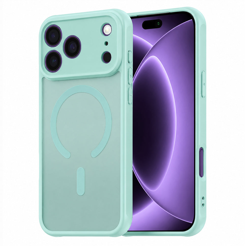 Husa de protectie Techsuit HaloFrost II MagSafe compatibil cu iPhone 18 Pro / iPhone 17 Pro, Verde