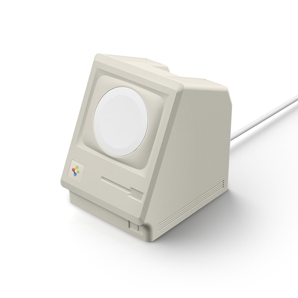 Suport cu Design Retro pentru Apple Watch - Spigen Classic LS Stone (AMP11668) - Stone