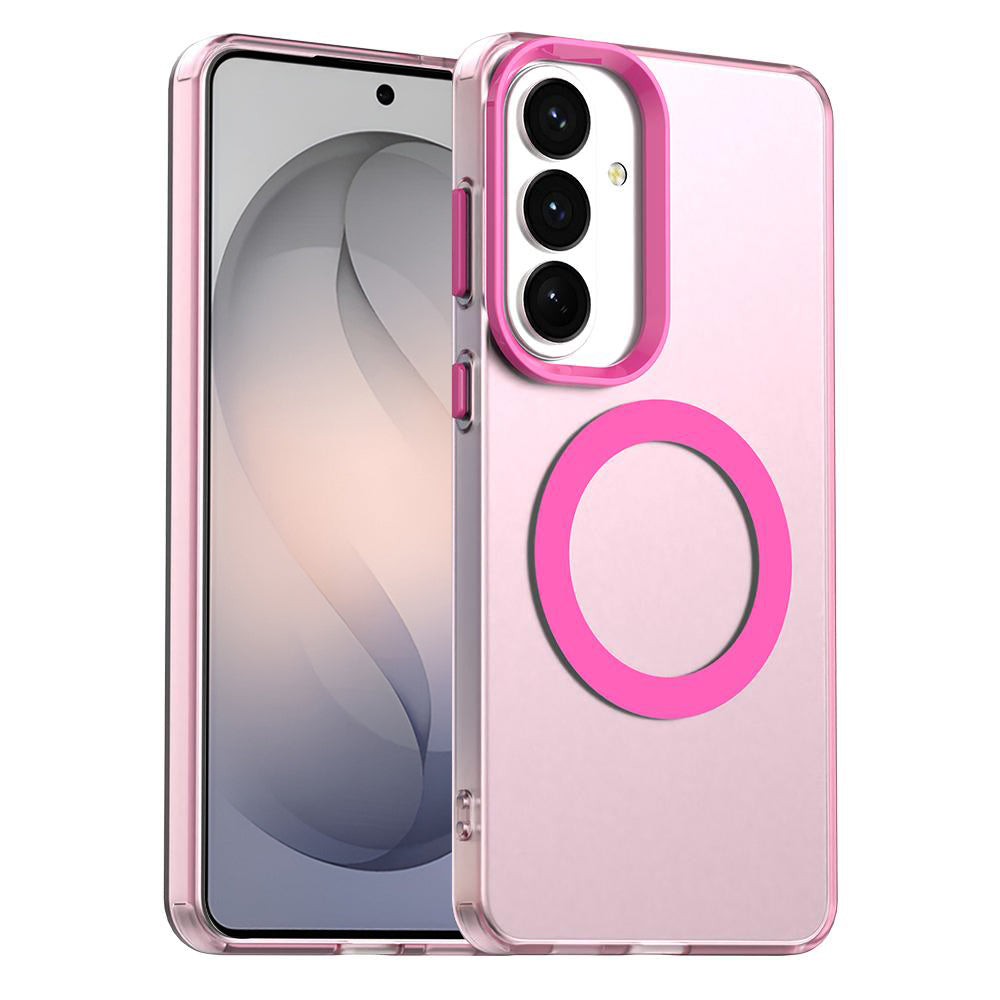 Husa de protectie Techsuit CandyCase MagSafe compatibil cu Samsung Galaxy S26 FE, Roz