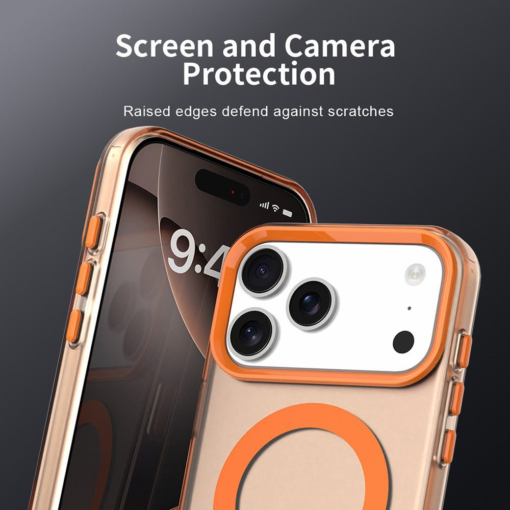 Husa de protectie Techsuit CandyCase MagSafe compatibil cu iPhone 18 Pro Max / iPhone 17 Pro Max, Portocaliu