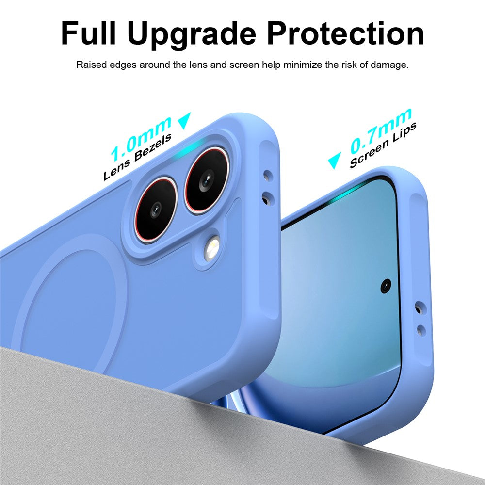 Husa de protectie Techsuit HaloFrost II MagSafe compatibil cu Samsung Galaxy S26 FE, Albastru