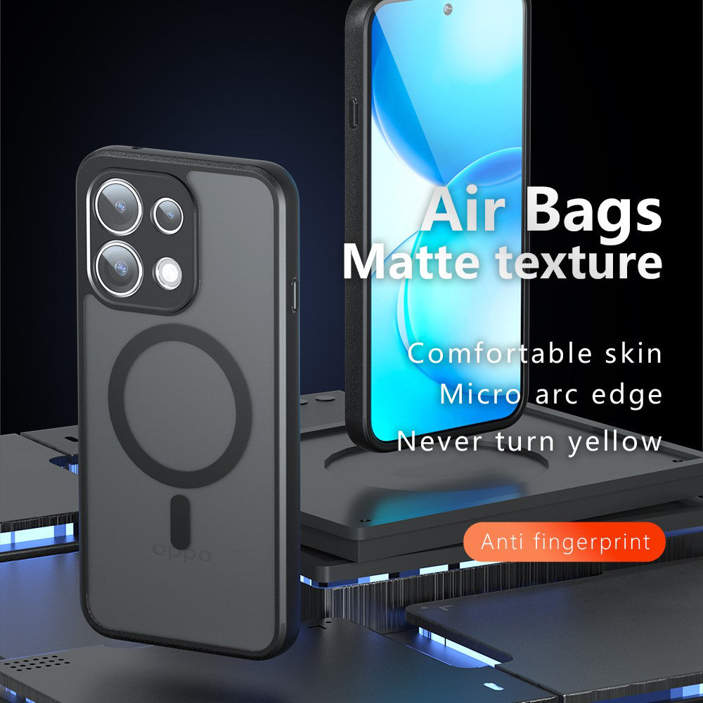 Husa de protectie Techsuit PureFrost MagSafe compatibil cu Oppo Reno16 F / Reno16 FS, Negru