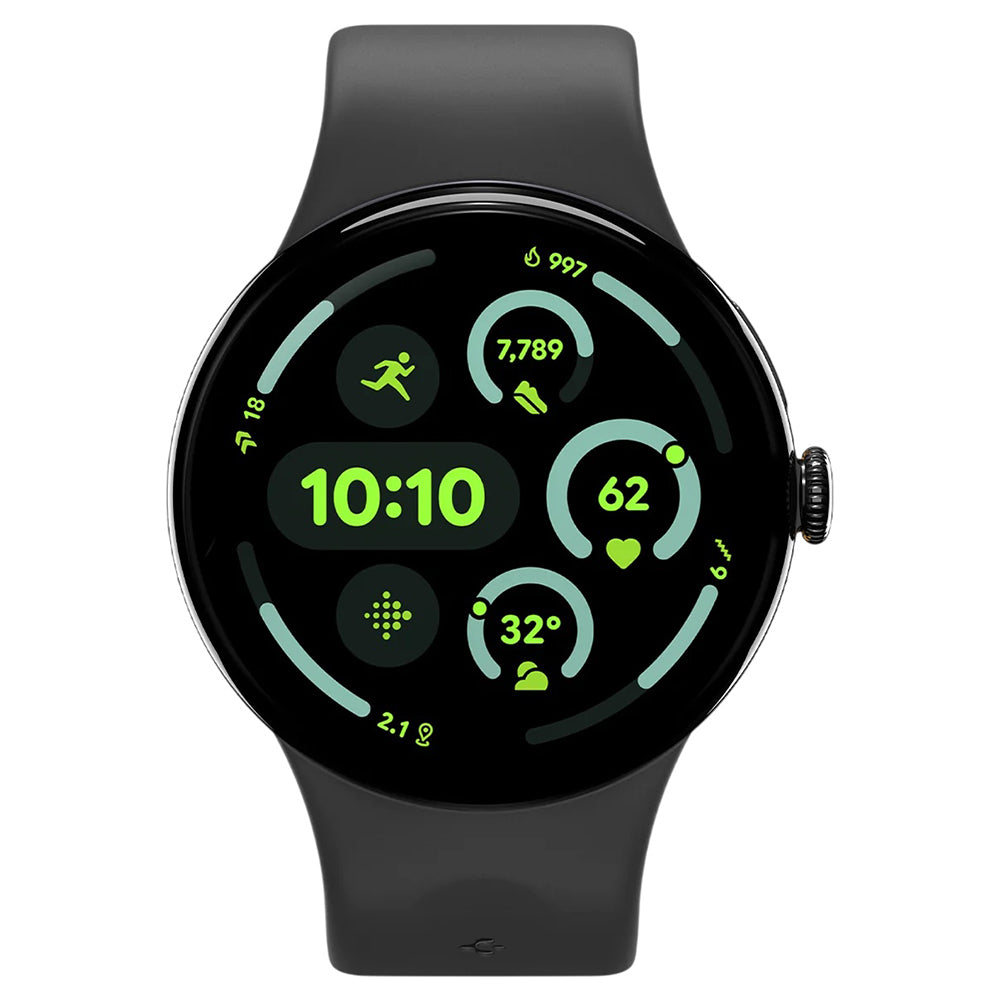 Curea smartwatch Spigen compatibil cu Google Pixel Watch 5 / Watch 4 / Watch 3 45mm, Negru