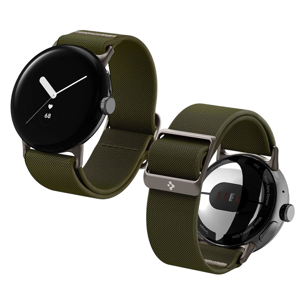 Curea smartwatch Spigen Lite Fit compatibil cu Google Pixel Watch / Watch 2 / Watch 3 41mm, Kaki