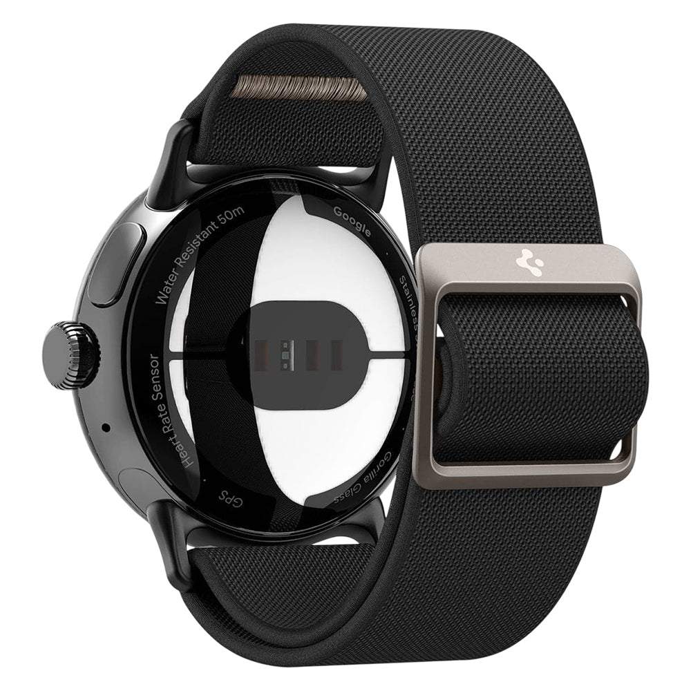 Curea smartwatch Google Pixel Watch compatibil cu Watch 3 / Watch 4 / Watch 5 45mm, Negru