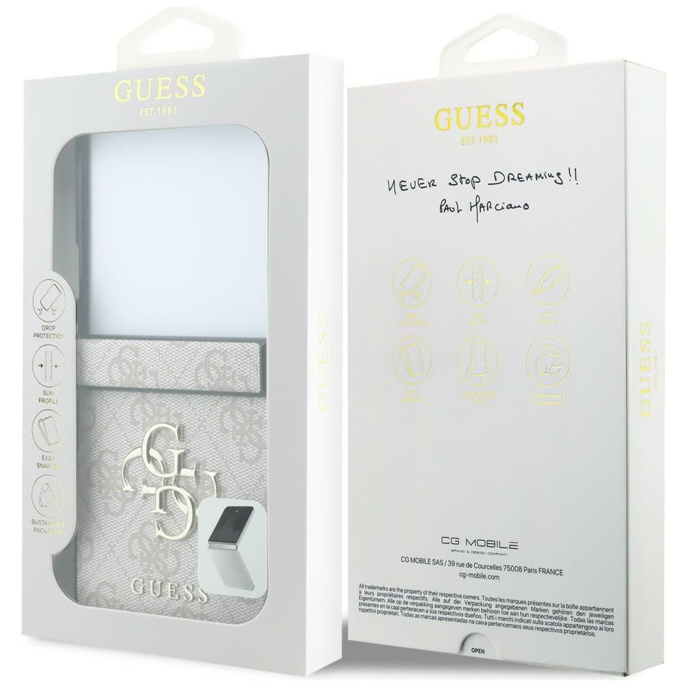 Husa de protectie Guess Hardcase 4G compatibil cu Samsung Galaxy Z Flip8, Roz