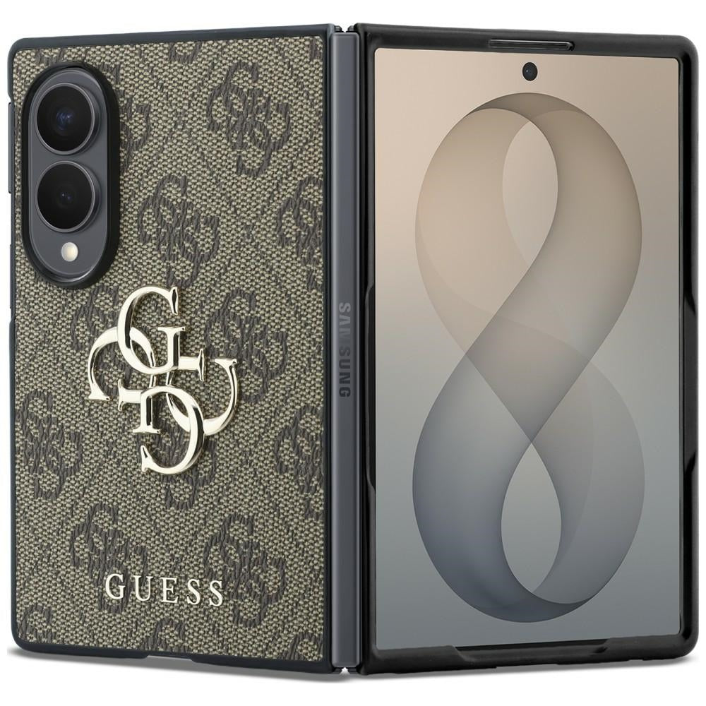 Husa de protectie Guess Hardcase 4G Big Logo compatibil cu Samsung Galaxy Z Fold8, Maro