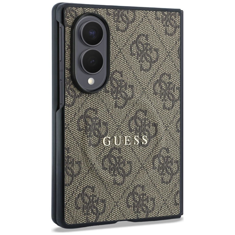 Husa de protectie Guess 4G Leather Classic compatibil cu Samsung Galaxy Z Fold8, Maro