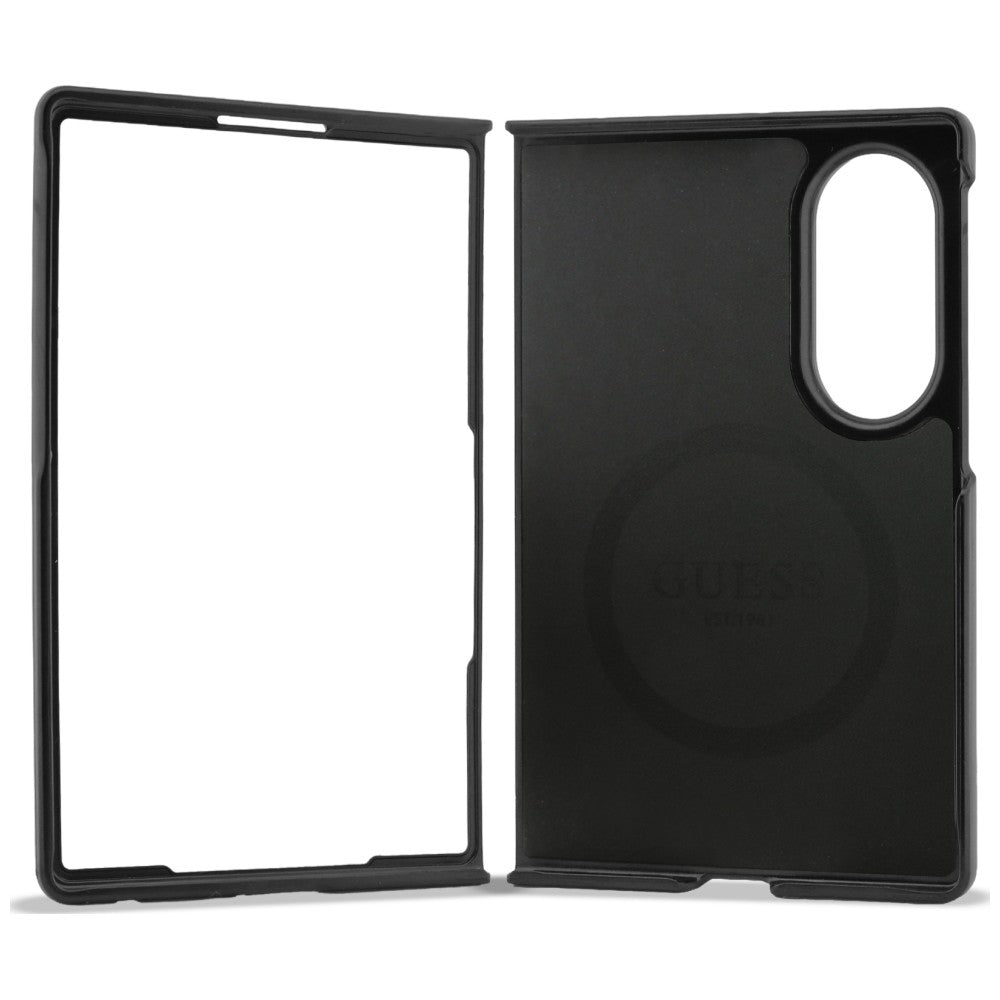 Husa de protectie Guess 4G Leather Classic compatibil cu Samsung Galaxy Z Fold8, Negru