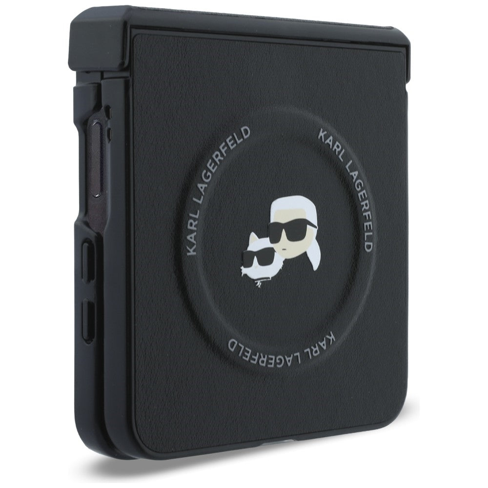 Husa de protectie Karl Lagerfeld compatibil cu Samsung Galaxy Z Flip8, Negru