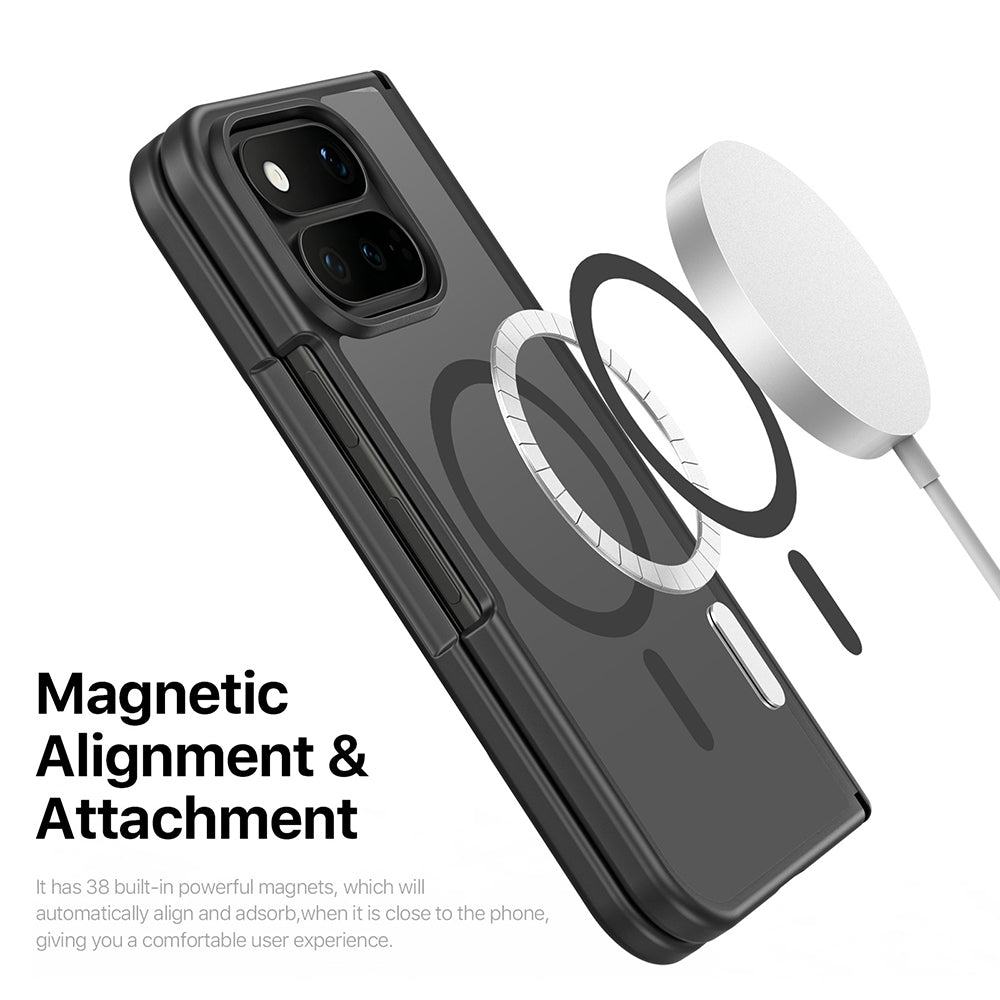 Husa de protectie Dux Ducis Yind MagSafe compatibil cu Google Pixel 11 Pro Fold, Roz