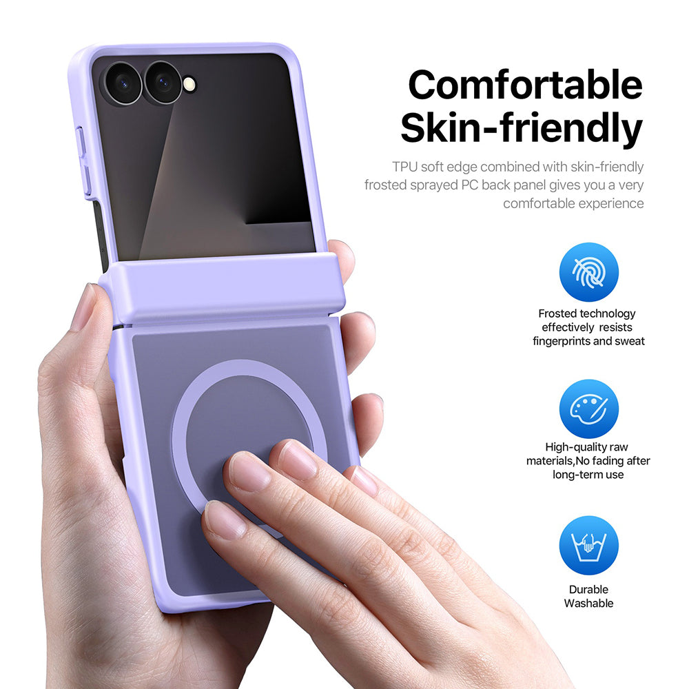Husa de protectie Dux Ducis Yind MagSafe compatibil cu Samsung Galaxy Z Flip8, Negru