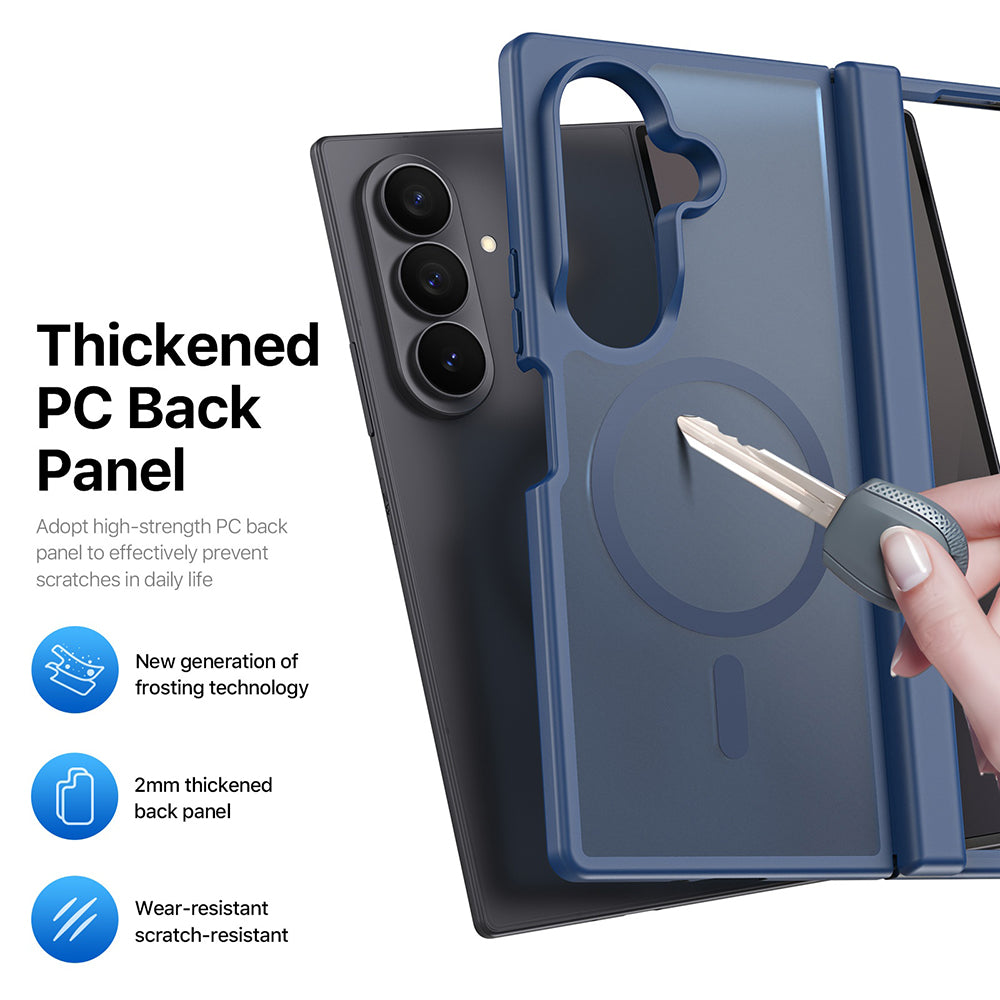 Husa de protectie Dux Ducis Yind MagSafe compatibil cu Samsung Galaxy Z Fold8 Ultra / Samsung Galaxy Z Fold7, Gri