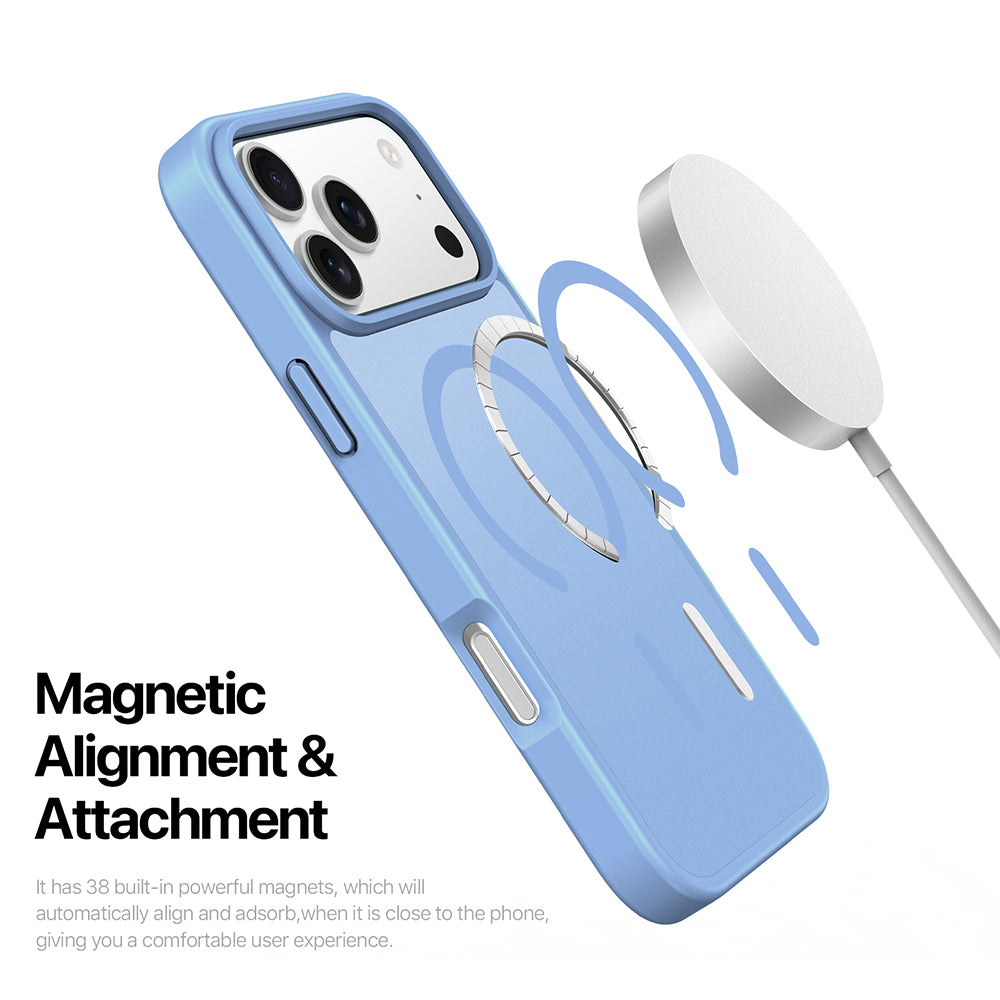 Husa de protectie Dux Ducis Yind MagSafe compatibil cu iPhone 18 Pro Max / iPhone 17 Pro Max, Portocaliu
