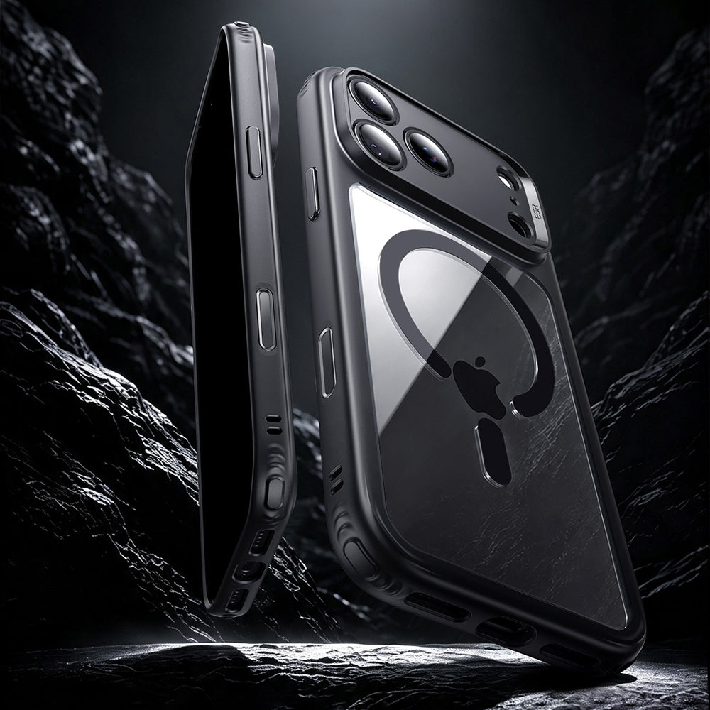 Husa de protectie ESR Classic Hybrid HaloLock compatibil cu iPhone 17 Pro Max / iPhone 18 Pro Max, Negru Transparent