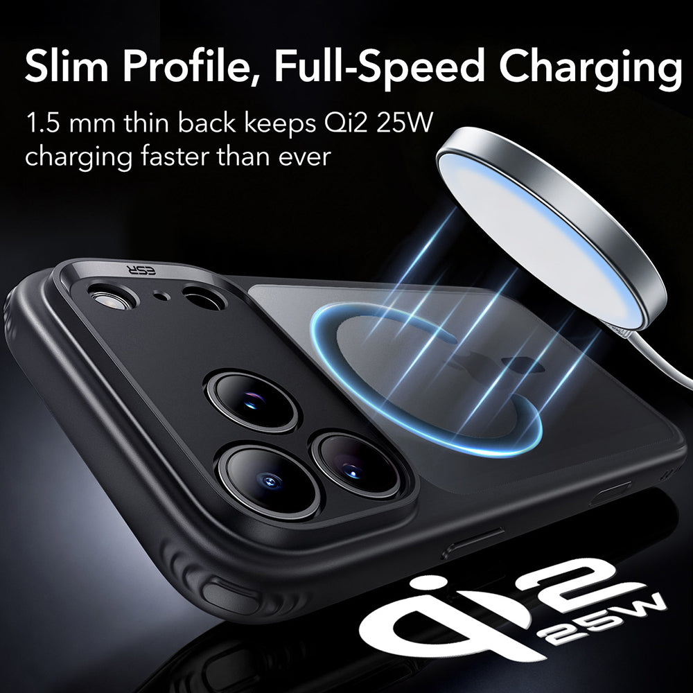 Husa de protectie ESR Classic Hybrid compatibil cu iPhone 17 Pro Max / iPhone 18 Pro Max, Negru