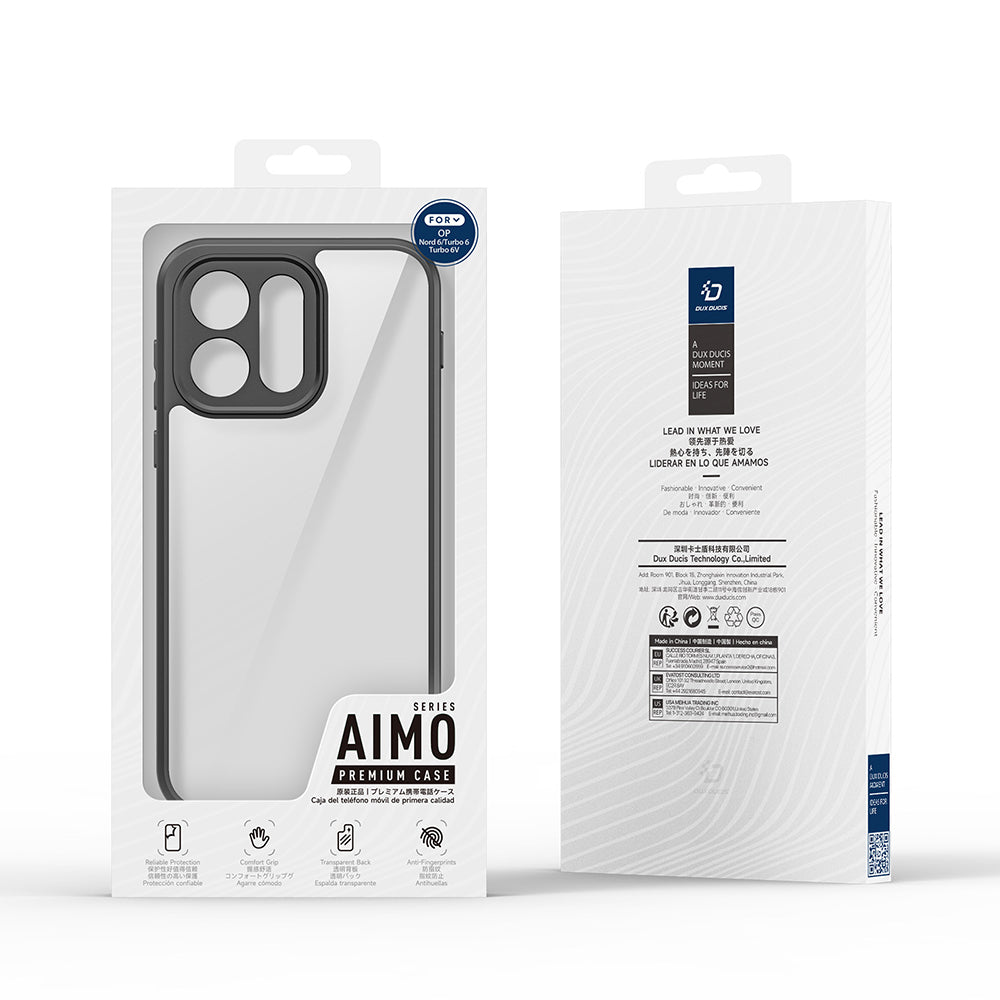 Husa de protectie Dux Ducis Aimo compatibil cu OnePlus Nord 6, Negru