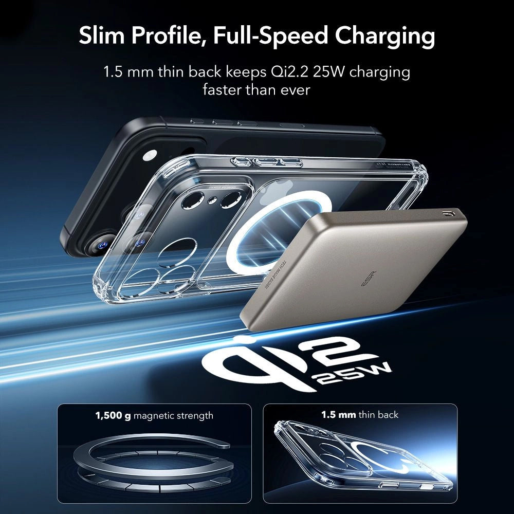 Husa de protectie ESR Classic Hybrid compatibil cu iPhone 17 Pro Max / iPhone 18 Pro Max, Transparent