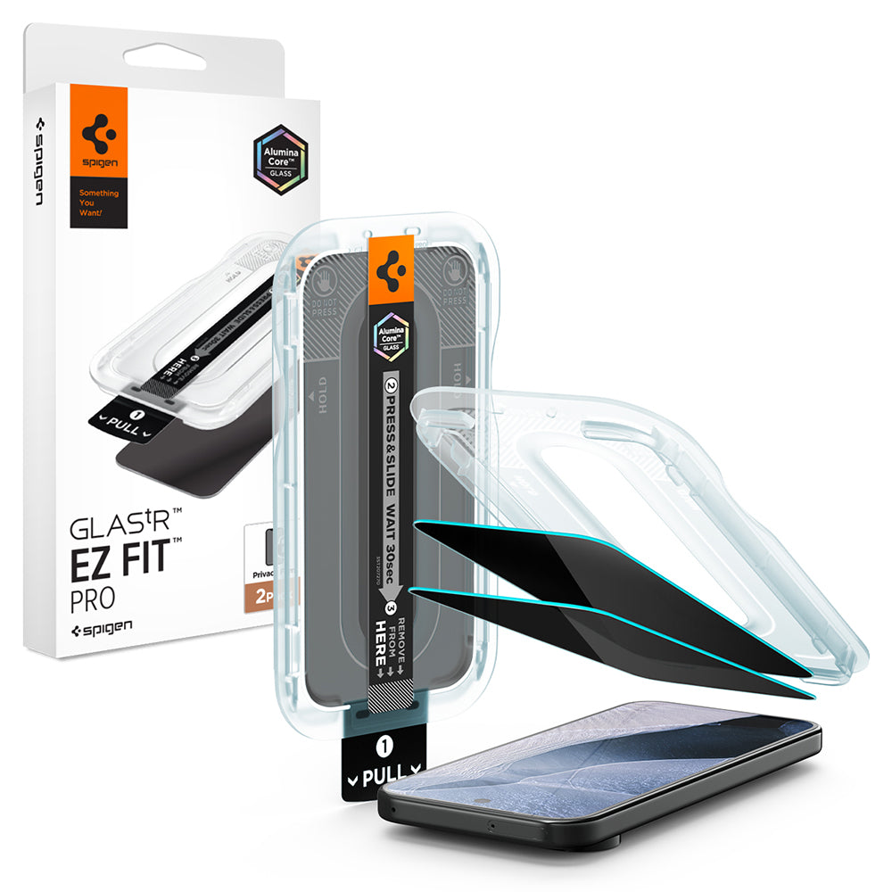 Folie de protectie Spigen Glas.tR EZ-FIT Pro compatibil cu Google Pixel 11 / Pixel 10, Privacy
