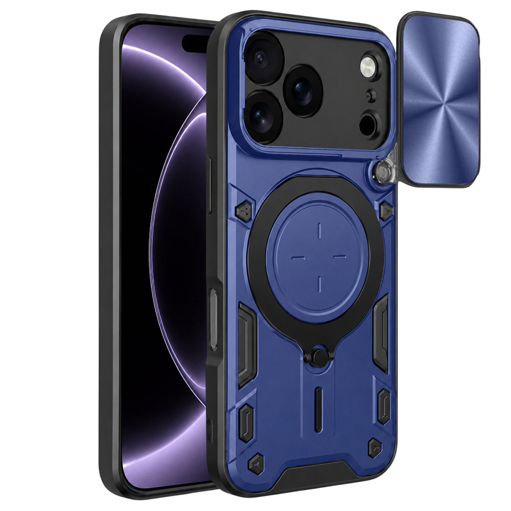 Husa de protectie Techsuit CamGuard Pro compatibil cu iPhone 18 Pro / iPhone 17 Pro, Albastru
