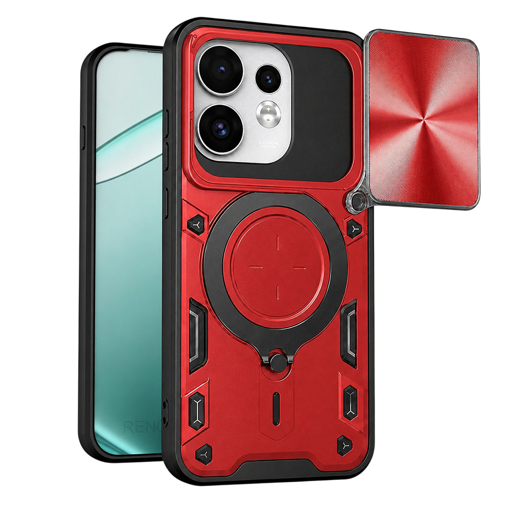 Husa de protectie Techsuit CamGuard Pro compatibil cu Oppo Reno16 / Reno16 Pro, Roșu