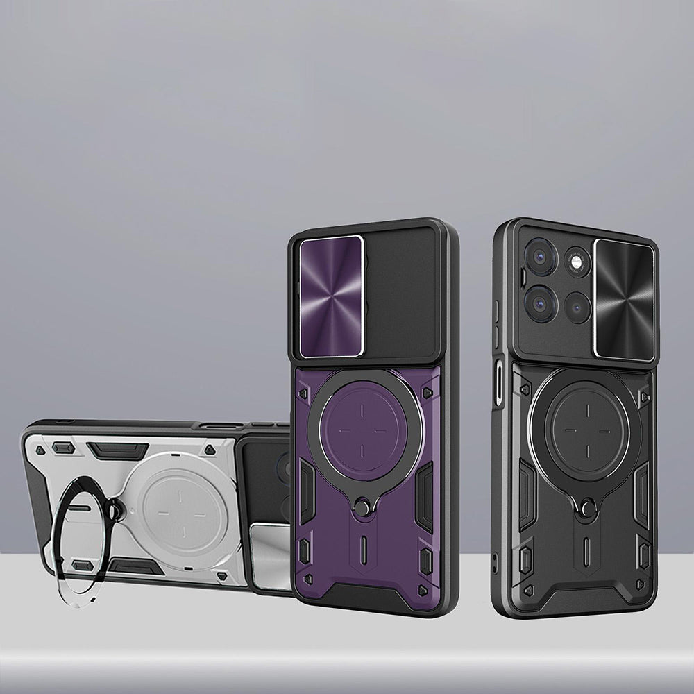 Husa de protectie Techsuit CamGuard Pro compatibil cu Oppo Reno16 / Reno16 Pro, Negru