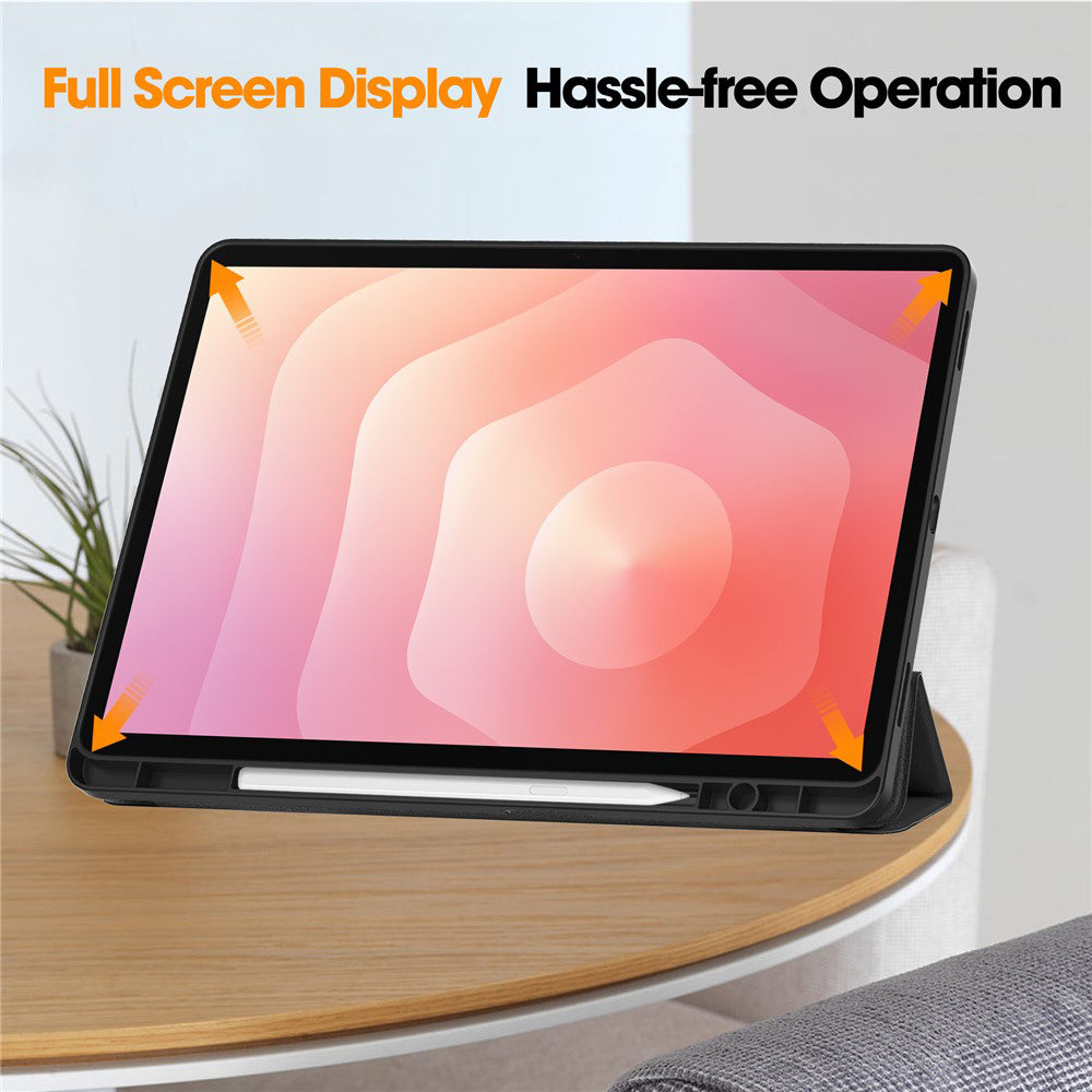 Husa de protectie tableta Techsuit Flex Trifold compatibil cu Samsung Galaxy Tab S12 Plus, Albastru