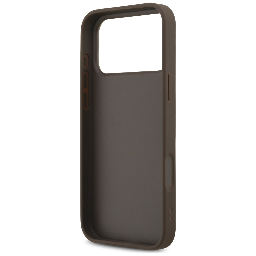 Husa de protectie Guess Hardcase 4G compatibil cu iPhone 18 Pro Max, Maro