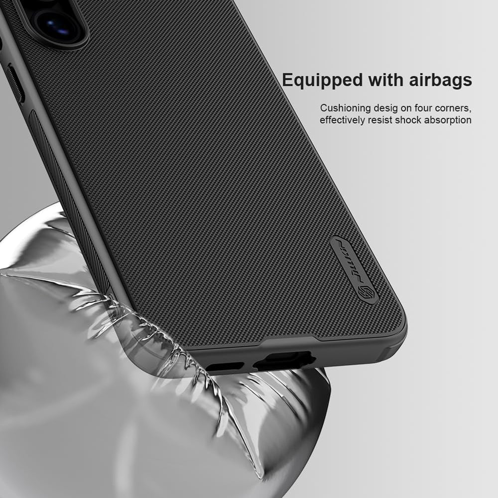 Husa de protectie Nillkin Super Frosted Shield Pro Magnetic compatibil cu Samsung Galaxy S24 FE, Negru