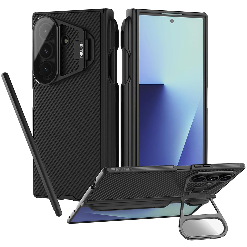 Husa de protectie Nillkin CamShield Prop compatibil cu Samsung Galaxy Z Fold7, Negru