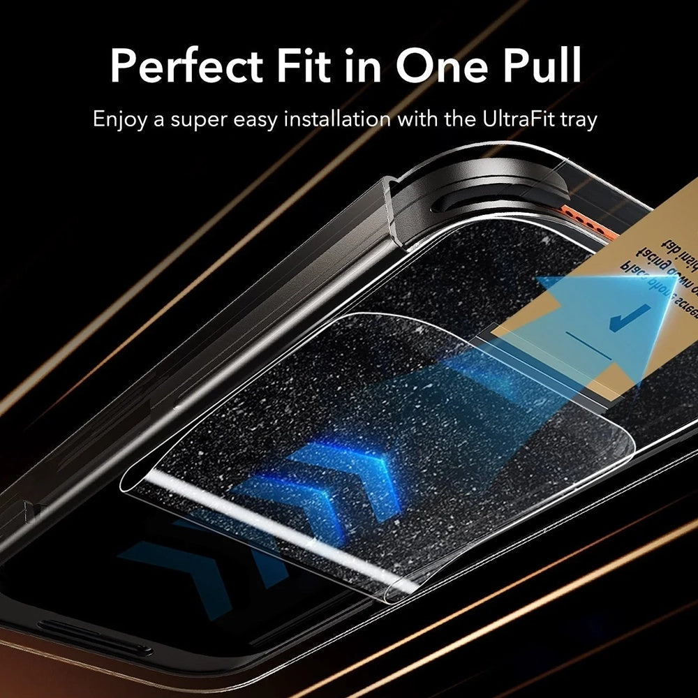 Folie de protectie ESR compatibil cu iPhone 18 Pro, Negru
