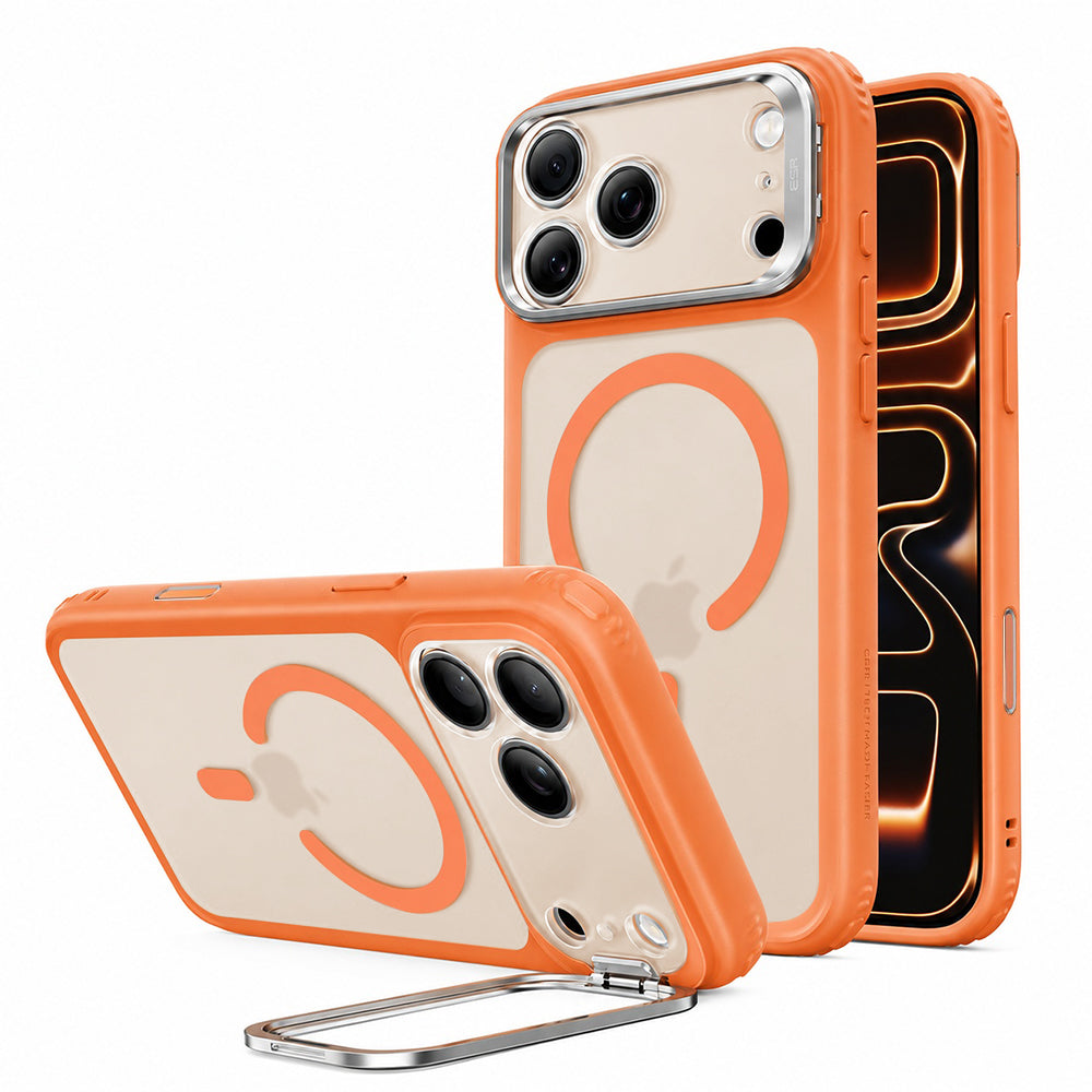 Husa de protectie ESR Classic Hybrid compatibil cu iPhone 17 Pro / iPhone 18 Pro, Portocaliu