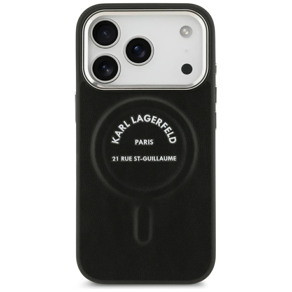 Husa de protectie Karl Lagerfeld compatibil cu iPhone 18 Pro / iPhone 17 Pro, Negru