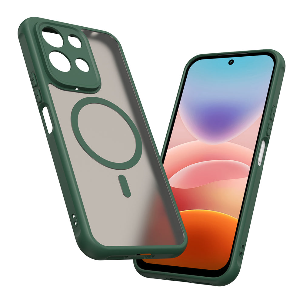 Husa de protectie Techsuit HaloFrost II MagSafe compatibil cu Xiaomi Redmi 17 4G / Redmi 17 5G, Verde