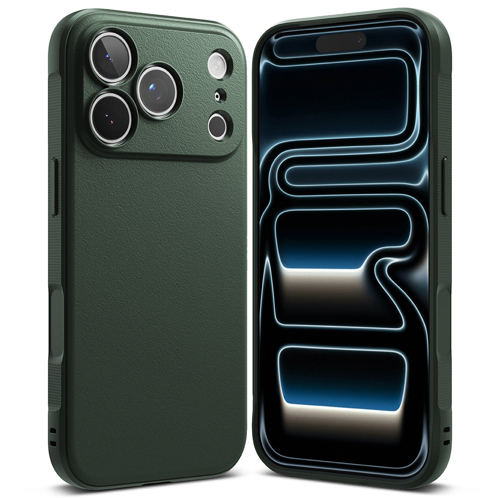 Husa de protectie Ringke Onyx compatibil cu iPhone 17 Pro / iPhone 18 Pro, Verde