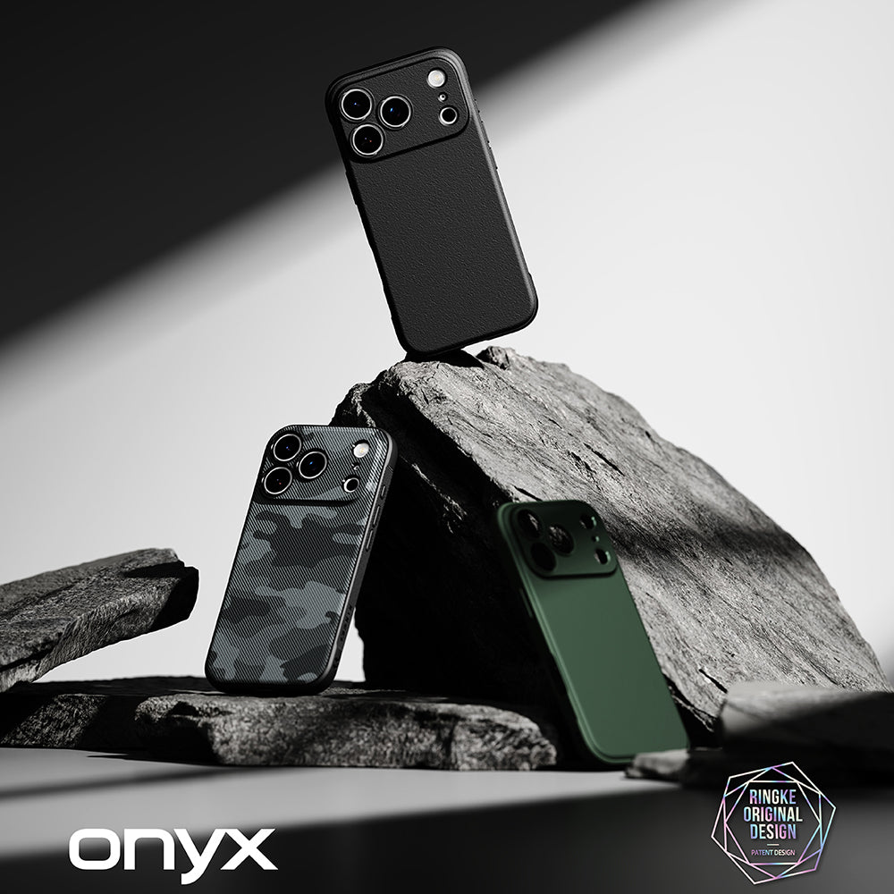 Husa de protectie Ringke Onyx compatibil cu iPhone 17 Pro / iPhone 18 Pro, Verde