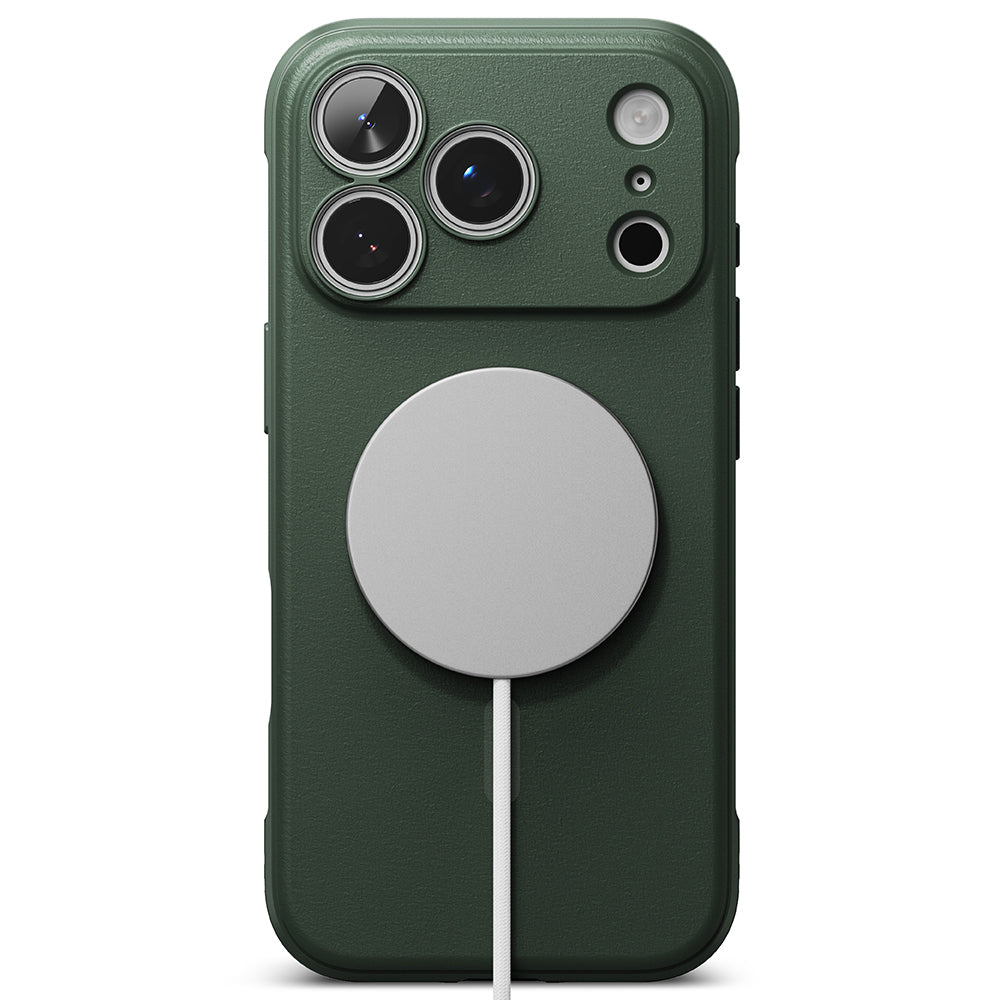 Husa de protectie Ringke Onyx compatibil cu iPhone 18 Pro / iPhone 17 Pro, Verde