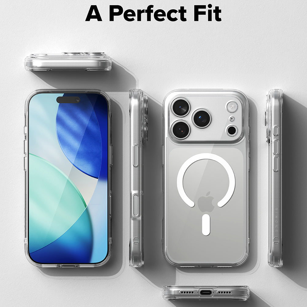 Husa de protectie Ringke Fusion compatibil cu iPhone 17 Pro / iPhone 18 Pro, Transparent